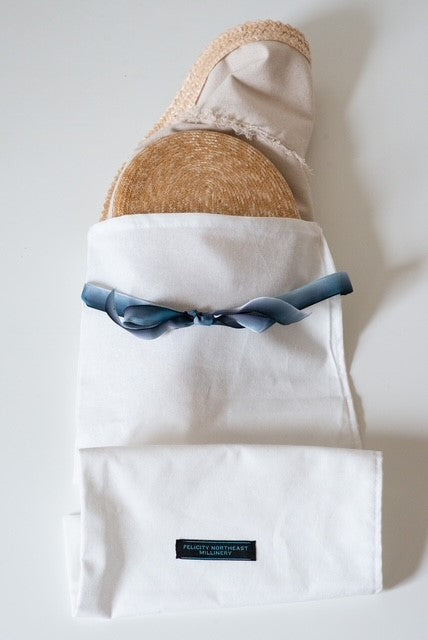 Bucket Travel Sun Hat in Natural and Straw Braid