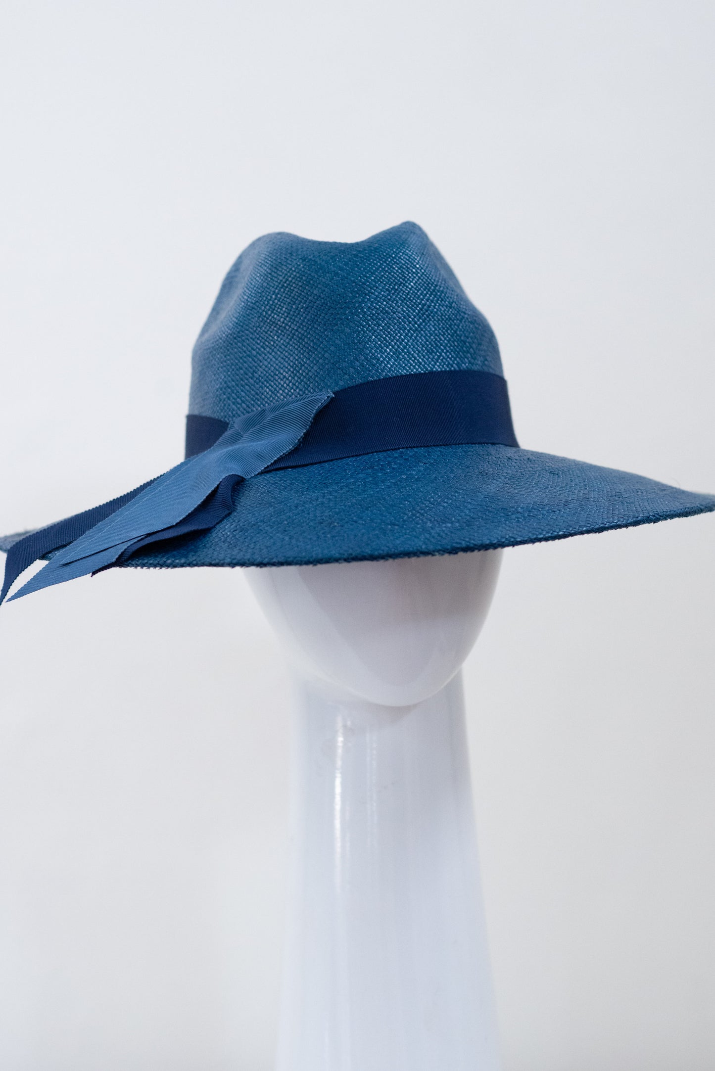 Denim Blue Panama Hat