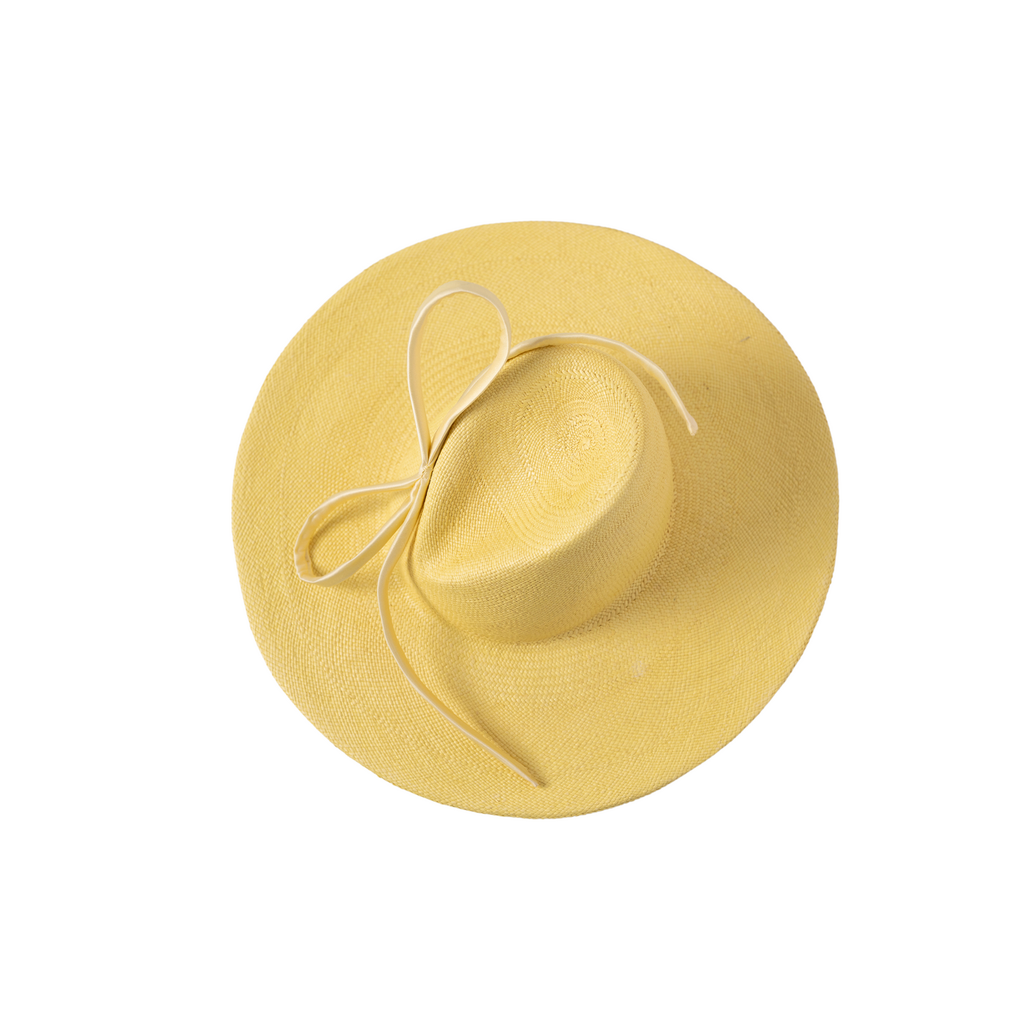 Lemon Sherbet – Fedora with Silk Bow