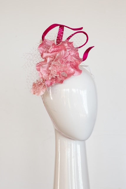 Pink Floral Headpiece