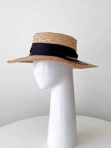 Raffia Straw Sun Hat by Felicity Northeast Millinery