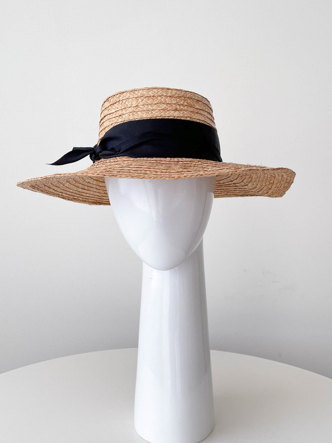 Raffia Straw Sun Hat by Felicity Northeast Millinery