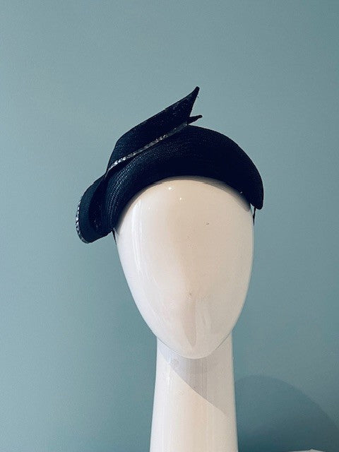 Black Bandeau with Swirl