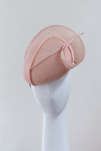 Load image into Gallery viewer, Blush Pink and Peach Beret by Felicity Northeast Millinery 