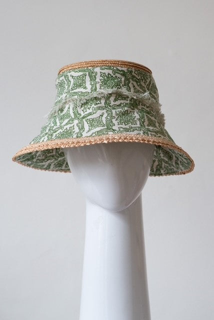 Bucket Travel Sun Hat: in Avocado Green