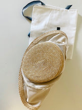 Load image into Gallery viewer, Bucket Travel Sun Hat in Natural and Straw Braid