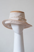 Load image into Gallery viewer, Bucket Travel Sun Hat in Natural and Straw Braid