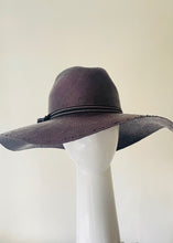 Load image into Gallery viewer, Deep Purple Relaxed Panama Fedora