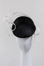 Load image into Gallery viewer,  Derby Beret with White Braid Twists By Felicity Northeast Millinery