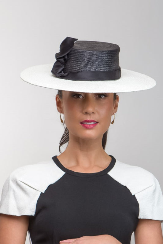 Derby Day Boater By Felicity Northeast Millinery