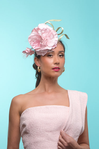 Pale Pink Floral Headpiece