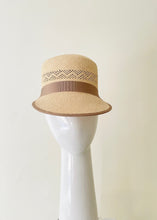 Load image into Gallery viewer, Latte Natural Panama Cap