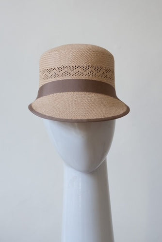 Latte Natural Panama Cap