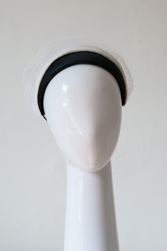 Monochrome Double Bandeau by Felicity Northeast Millinery