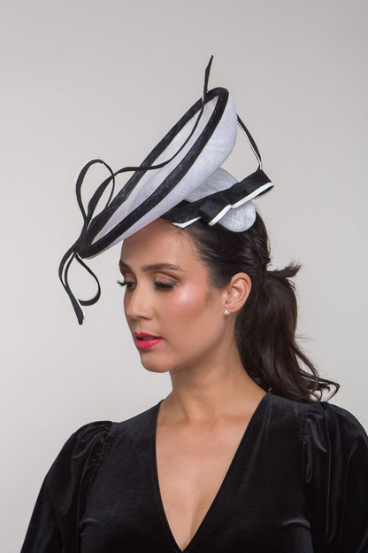 Monochrome Side Platter by Felicity Northeast Millinery