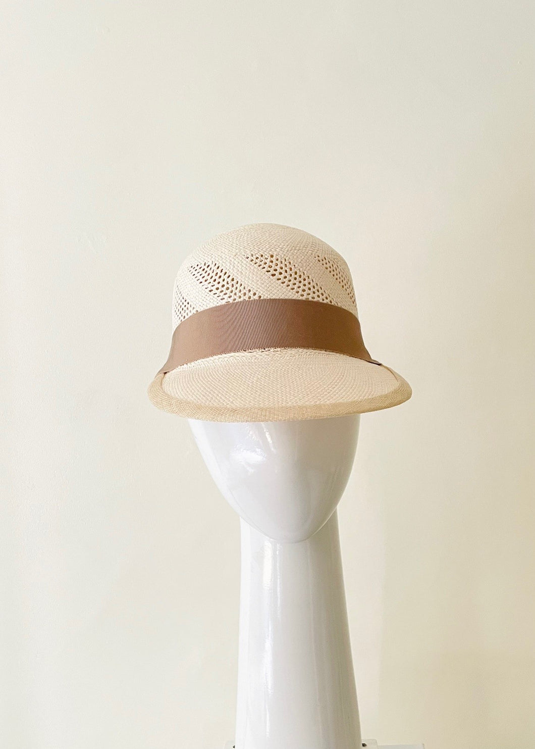 Natural Woven Panama Cap