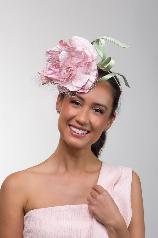 Pale Pink Floral Headpiece
