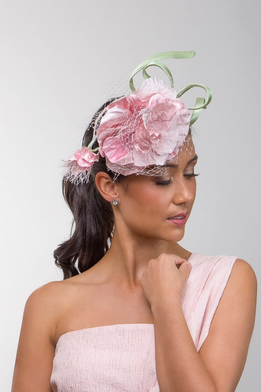 Pale Pink Floral Headpiece