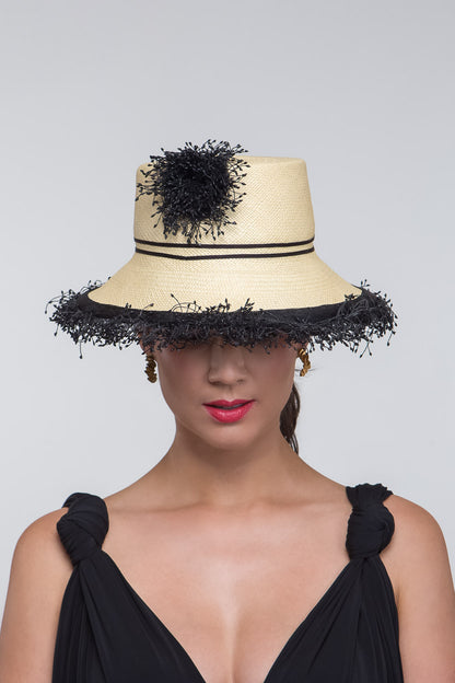 Statement Panama Bucket Hat by Felicity Northeast Millinery
