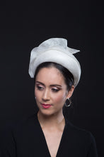 Load image into Gallery viewer, White Halo Headband with Soft Waves by Felicity Northeast Millinery