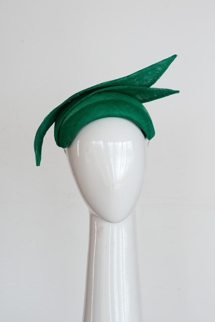 Green Sculptural Bandeau