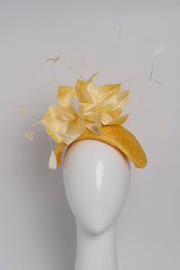 Yellow Floral Halo Headband