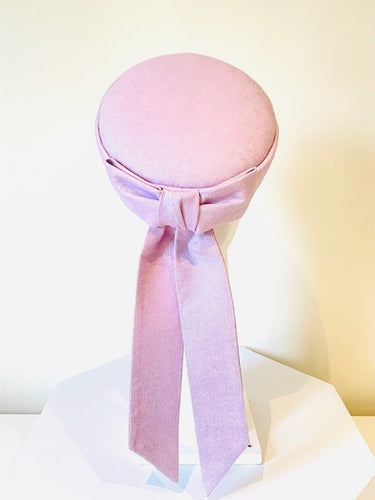 Mauve Pillbox with Bow