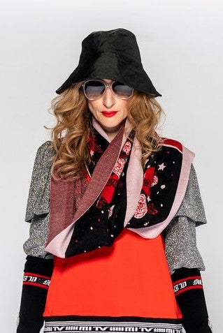 Bucket Rain Hat - Dark Green by Felicity Northeast Millinery  with Micky in the Van