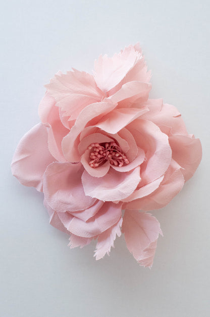 Rose Flower (trim only) by Felicity Northeast Millinery