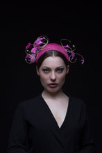 Load image into Gallery viewer, Swirling Feather Headband in Pink