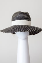 Load image into Gallery viewer, Black and Cream Swirl Sun Hat