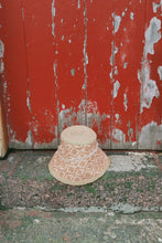 Load image into Gallery viewer, Travel Sun Hat: in Terracotta Orange and Straw by Felicity Northeast Millinery
