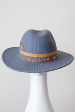 Load image into Gallery viewer, The Grey and Natural Fedora by Felicity Northeast Millinery