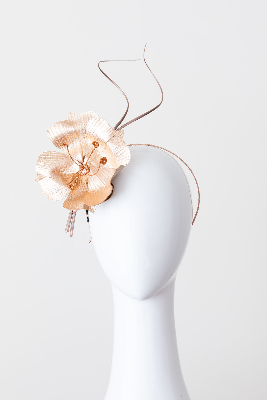 Rose Gold Flower Headpiece